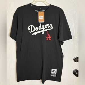 Majestic Black Dodgers T-Shirt